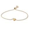 Thumbnail Image 1 of Heart Bolo Bracelet 14K Yellow Gold 9.5&quot;