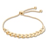 Thumbnail Image 1 of Curb Link Bolo Bracelet 14K Yellow Gold 9.5&quot;