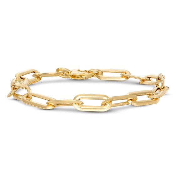 Kay Oval-link Chain Bracelet 10K Yellow Gold 7.5"