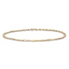 Thumbnail Image 1 of Triple-strand Anklet 14K Yellow Gold 9.5&quot;