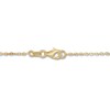 Thumbnail Image 3 of Cross Anklet 14K Yellow Gold 9.5&quot;