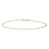 Thumbnail Image 1 of Infinity Symbol Anklet 14K Yellow Gold 9.5&quot;