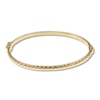 Thumbnail Image 1 of Italian Diamond Cut Bangle 14K Yellow Gold
