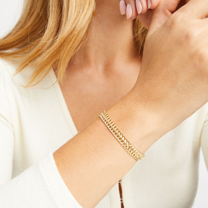 Main Image 2 of Infinity Bracelet 14K Yellow Gold 7.5&quot;
