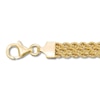 Thumbnail Image 2 of Solid Italian Multi Strand Rope Bracelet 14K Yellow Gold 7.5&quot;