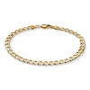 Thumbnail Image 0 of Solid Curb Link Bracelet 10K Yellow Gold 8.5"