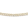 Thumbnail Image 2 of Curb Link Bracelet Solid 10K Yellow Gold 8.5&quot;