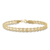 Thumbnail Image 0 of Hollow Double Rope Chain Bracelet 10K Yellow Gold 7.5"