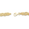 Thumbnail Image 2 of Hollow Double Rope Chain Bracelet 10K Yellow Gold 7.5"