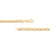 Thumbnail Image 2 of 3.5mm Rope Chain Bracelet Hollow 10K Yellow Gold 7.5&quot;