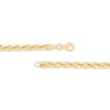 Thumbnail Image 3 of 3.5mm Rope Chain Bracelet Hollow 10K Yellow Gold 7.5&quot;