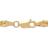Thumbnail Image 2 of Rope Chain Bracelet Solid 14K Yellow Gold 8.5&quot;