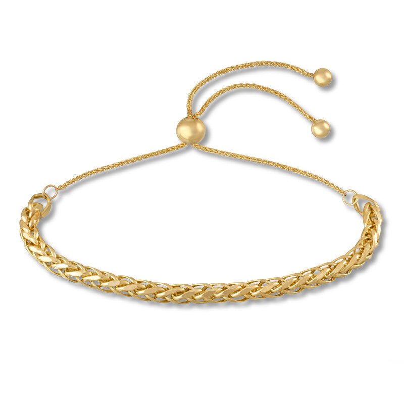 Main Image 1 of Bolo Bracelet 10K Yellow Gold 9.5&quot;
