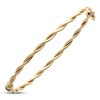 Thumbnail Image 3 of Italian Braided Bangle Bracelet 14K Yellow Gold
