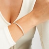 Thumbnail Image 4 of Glitter Flexible Bangle Bracelet 14K Yellow Gold