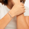 Thumbnail Image 4 of Stampato Bracelet 10K Tri-Tone Gold 7.25&quot;