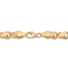 Thumbnail Image 3 of Polished Oval Link Bracelet 10K Yellow Gold 7.5&quot;