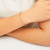 Thumbnail Image 4 of Polished Oval Link Bracelet 10K Yellow Gold 7.5&quot;