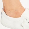 Thumbnail Image 3 of Diamond Pear Anklet 10K Yellow Gold