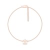 Thumbnail Image 1 of Diamond Crown Anklet 1/10 ct tw 10K Rose Gold 8.5&quot;