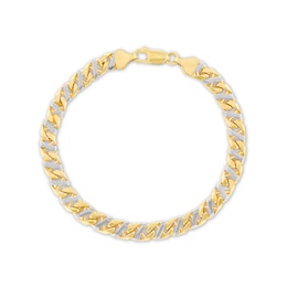 Mariner Link Bracelet 10K Yellow Gold 8.5&quot;
