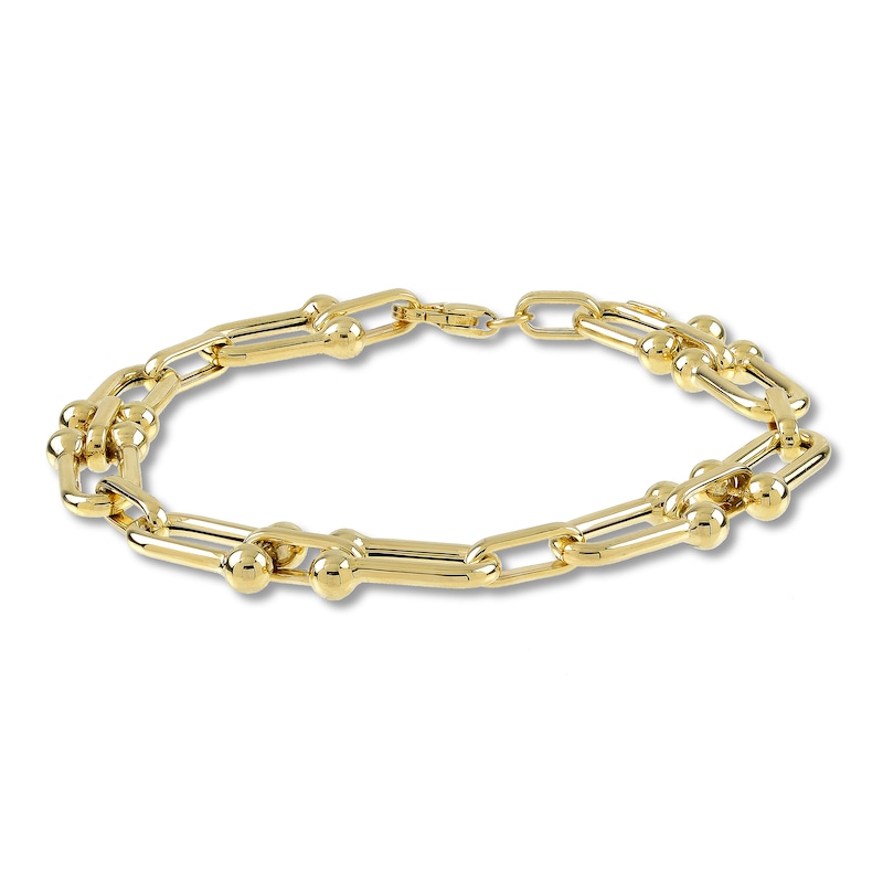 Stirrup Bracelet 10K Yellow Gold 7.5"