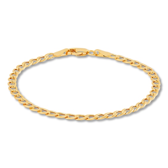 Kay Children's Hollow Curb Link Bracelet 14K Yellow Gold 6"
