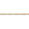 Thumbnail Image 2 of Children's Figaro Chain Necklace Hollow 14K Yellow Gold 13&quot;