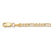 Thumbnail Image 2 of Children's Hollow Figaro Chain Necklace 14K Yellow Gold 13"