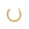 Thumbnail Image 1 of Cuban Chain Bracelet Semi-Solid 10K Yellow Gold 8.5&quot;