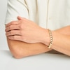Thumbnail Image 3 of Cuban Chain Bracelet Semi-Solid 10K Yellow Gold 8.5&quot;