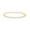 Thumbnail Image 1 of Circle of Gratitude Diamond Bangle Bracelet 1/4 ct tw 10K Two-Tone Gold