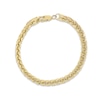 Thumbnail Image 1 of Wheat Chain Bracelet Hollow 10K Yellow Gold 8.5&quot;