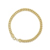 Men's Franco Chain Bracelet 14K Yellow Gold 8.5"