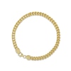 Thumbnail Image 1 of Franco Chain Bracelet Hollow 14K Yellow Gold 8.5&quot;