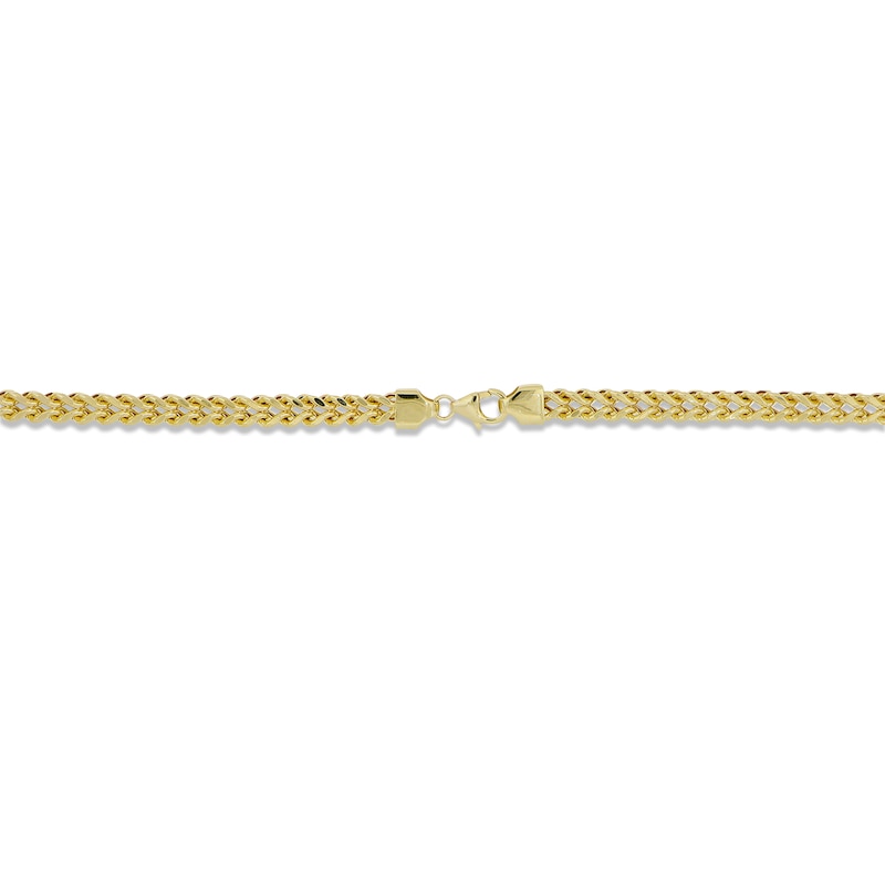 Main Image 3 of Franco Chain Bracelet Hollow 14K Yellow Gold 8.5&quot;