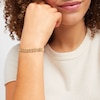 Thumbnail Image 3 of Stampato Leaf Bracelet 10K Yellow Gold 8&quot;