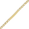 Men's ID Bracelet 10K Yellow Gold 8.5"