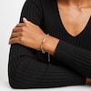Thumbnail Image 2 of Paperclip Bolo Bracelet 10K Yellow Gold 9.5&quot;