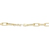 Paperclip Bracelet 14K Yellow Gold 8"