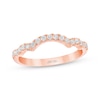 Thumbnail Image 0 of THE LEO First Light Diamond Round-Cut Wedding Band 1/4 ct tw 14K Rose Gold
