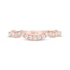 Thumbnail Image 3 of THE LEO First Light Diamond Round-Cut Wedding Band 1/4 ct tw 14K Rose Gold