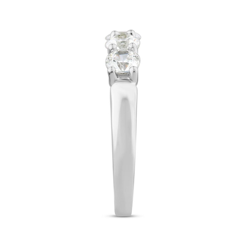 Main Image 2 of Lab-Grown Diamonds Anniversary Band 1-1/2 ct tw 14K White Gold