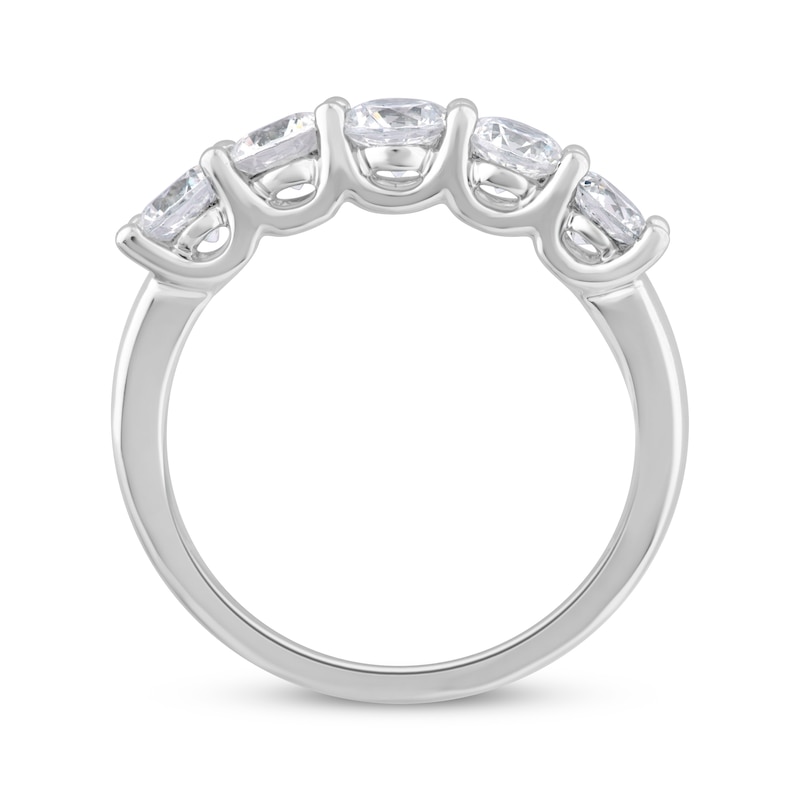 Main Image 3 of Lab-Grown Diamonds Anniversary Band 1-1/2 ct tw 14K White Gold