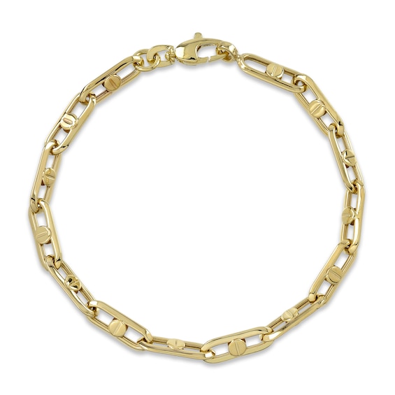 Mariner Link Bracelet 10K Yellow Gold 8.5"