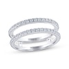 THE LEO Diamond Enhancer Ring 1/2 ct tw Round-cut 14K White Gold