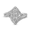 Emerald-Cut Diamond Engagement Ring 3/4 ct tw 14K White Gold