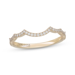 Neil Lane Artistry Lab-Grown Diamond Contour Wedding Band 1/6 ct tw 14K Yellow Gold