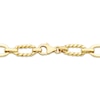 Thumbnail Image 3 of Oval Link Twist Bracelet 10K Yellow Gold 7.5&quot;