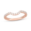 Thumbnail Image 7 of Neil Lane Artistry Lab-Grown Diamond Contour Wedding Band 1/3 ct tw 14K Rose Gold